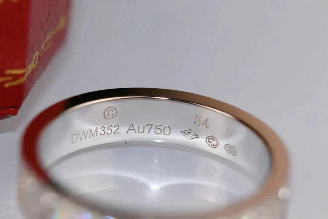 [Kincade Jewelrys]LOVE RING 3.6MM DIAMOND PAVED