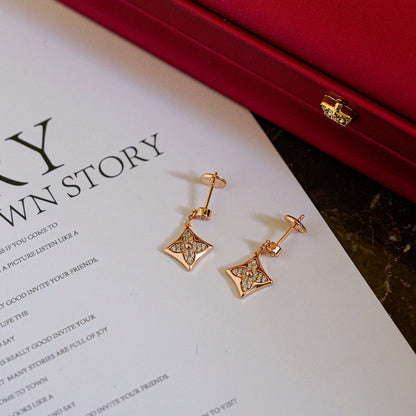 [Kincade Jewelrys]STAR DIAMONDS EARRINGS GOLD