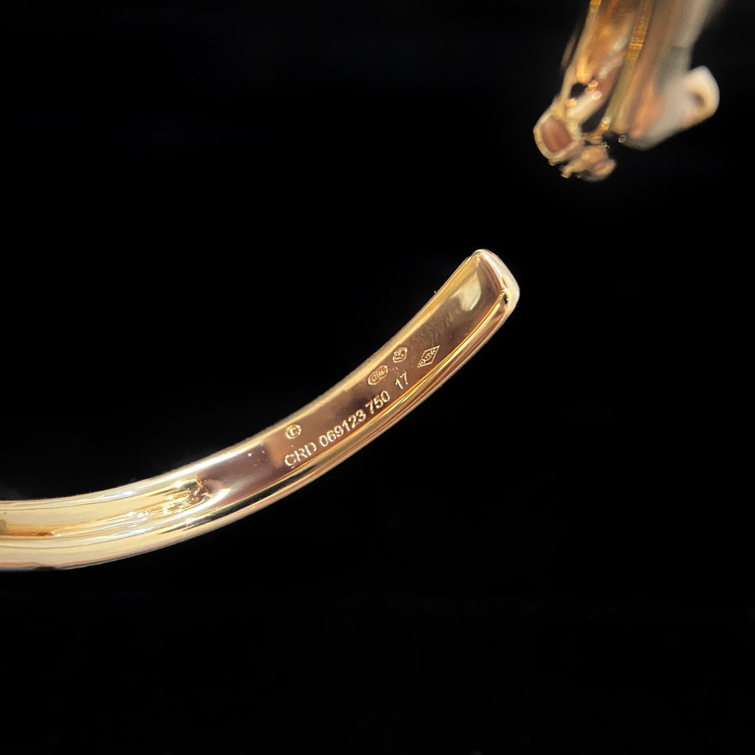 [Kincade Jewelrys]PANTHERE GOLD OPEN BRACELET