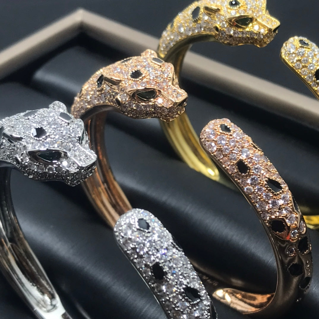[Kincade Jewelrys]PANTHERE BIG BRACELET DIAMONDS