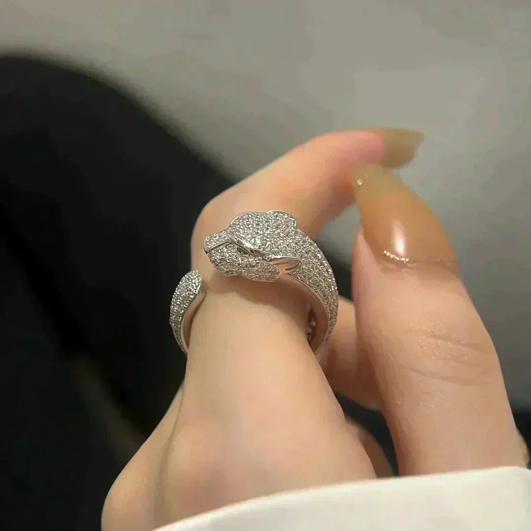 [Kincade Jewelrys]PANTHERE 5.5MM ALL DIAMOND RING