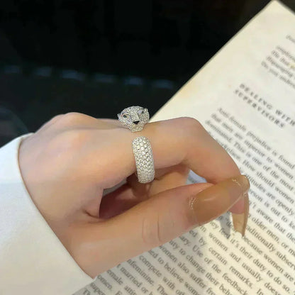 [Kincade Jewelrys]PANTHERE 5.5MM ALL DIAMOND RING