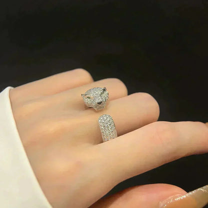 [Kincade Jewelrys]PANTHERE 5.5MM ALL DIAMOND RING