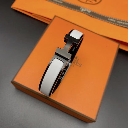 [Kincade Jewelrys] PULSERA H 12MM CERÁMICA BLANCA Y NEGRA