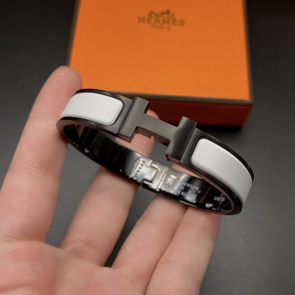 [Kincade Jewelrys] PULSERA H 12MM CERÁMICA BLANCA Y NEGRA