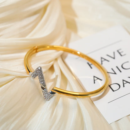 [Kincade Jewelrys]PULSERA DE ORO CON DIAMANTES VOLTE UPSITE DOWN