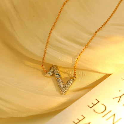 [Kincade Jewelrys]VOLT SILVER DIAMOND PEDANT NECKLACE