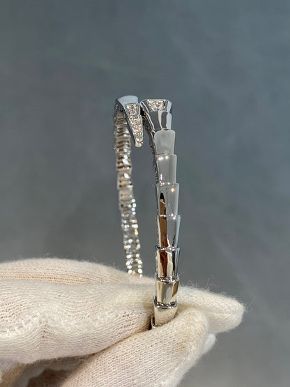 [Kincade Jewelrys]SERPENTI BRACELET DIAMONDS SILVER