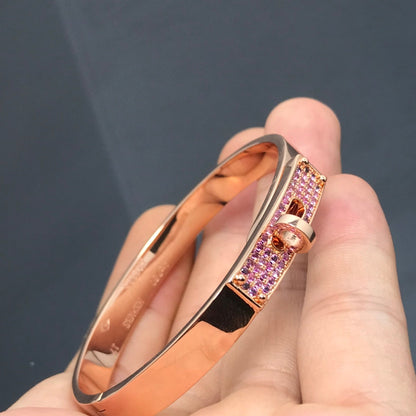 [Kincade Jewelrys]KELLY BRACELET PINK DIAMOND
