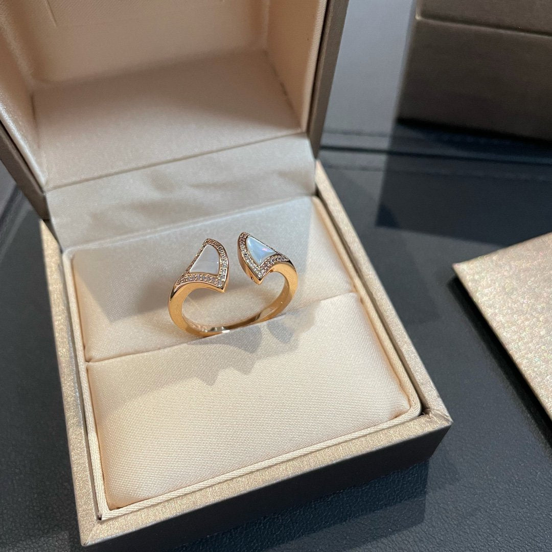 [Kincade Jewelrys]DREAM MOP DIAMOND OPEN RING
