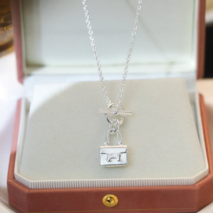 [Joyas Kincade] COLLAR DE PLATA CON PEDANTE POP H