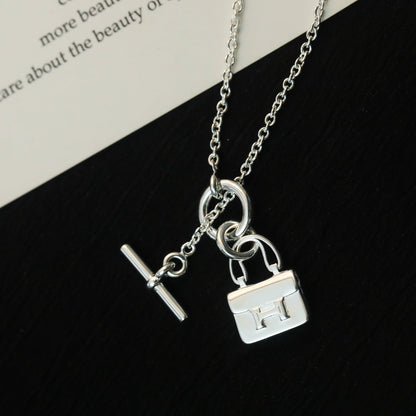 [Joyas Kincade] COLLAR DE PLATA CON PEDANTE POP H