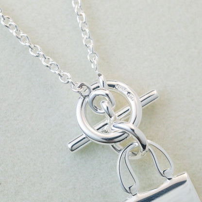 [Joyas Kincade] COLLAR DE PLATA CON PEDANTE POP H