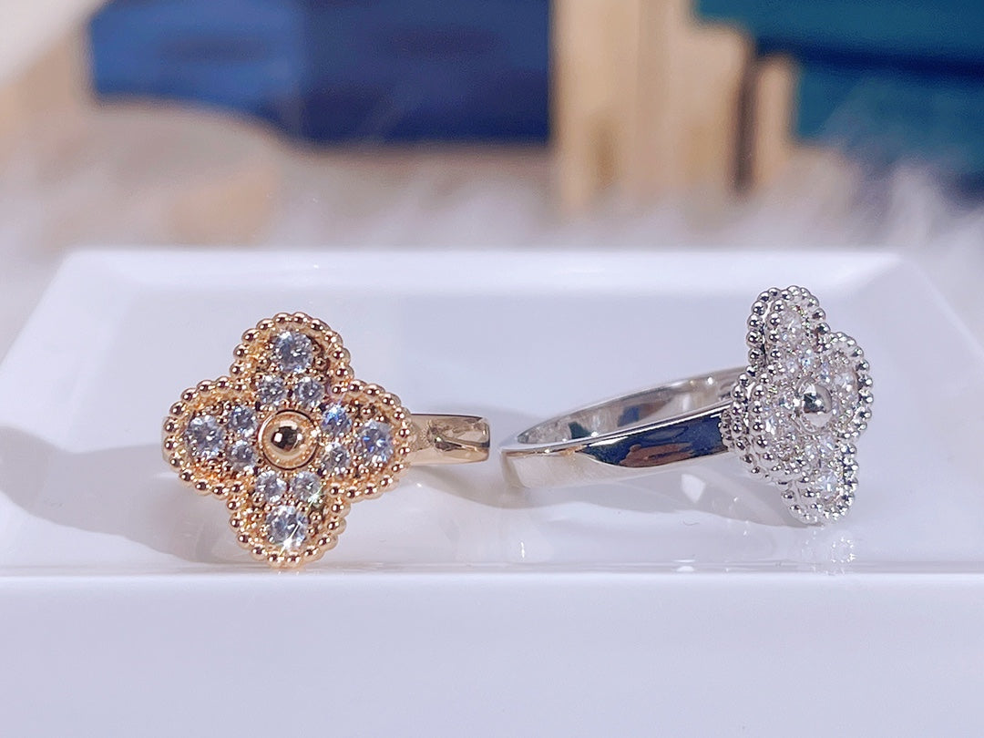 [Kincade Jewelrys]CLOVER DIAMOND RING