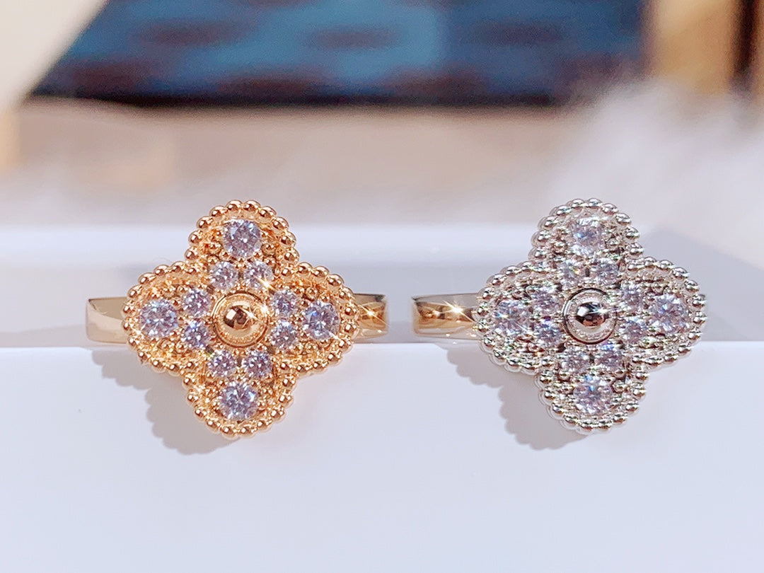 [Kincade Jewelrys]CLOVER DIAMOND RING