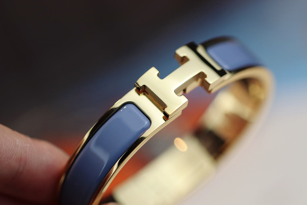 [Kincade Jewelrys]H BRACELET 12MM BLUE GRAY