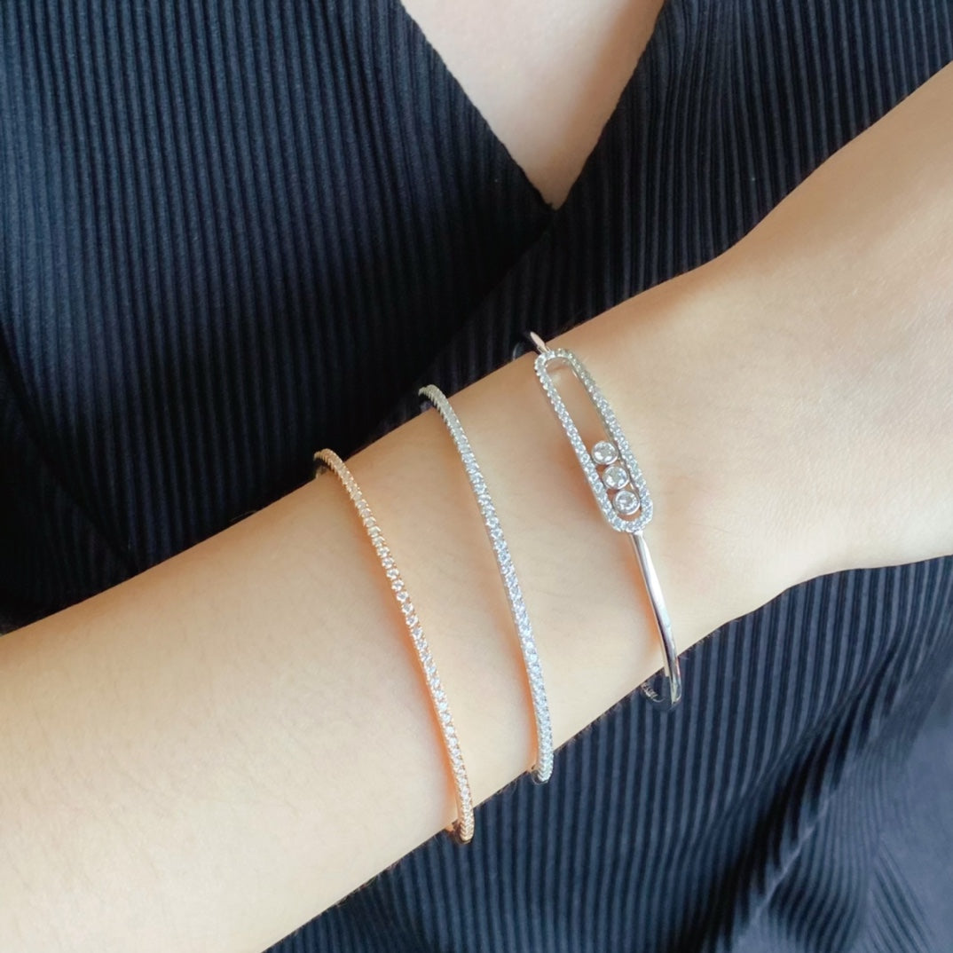 [Kincade Jewelrys]MINI DIAMOND TENNIS BRACELET