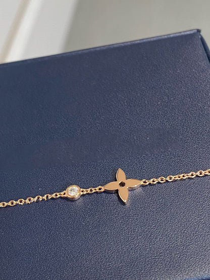 [Kincade Jewelrys]STAR DIAMOND PINK GOLD BRACELET