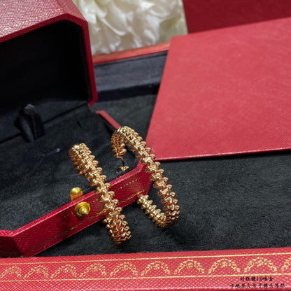 [Kincade Jewelrys]CLASH LARGE HOOP EARRINGS