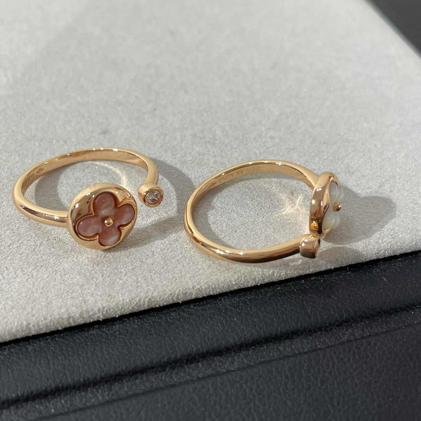 [Kincade Jewelrys]SUN 1 DIAMOND PINK MOP RING