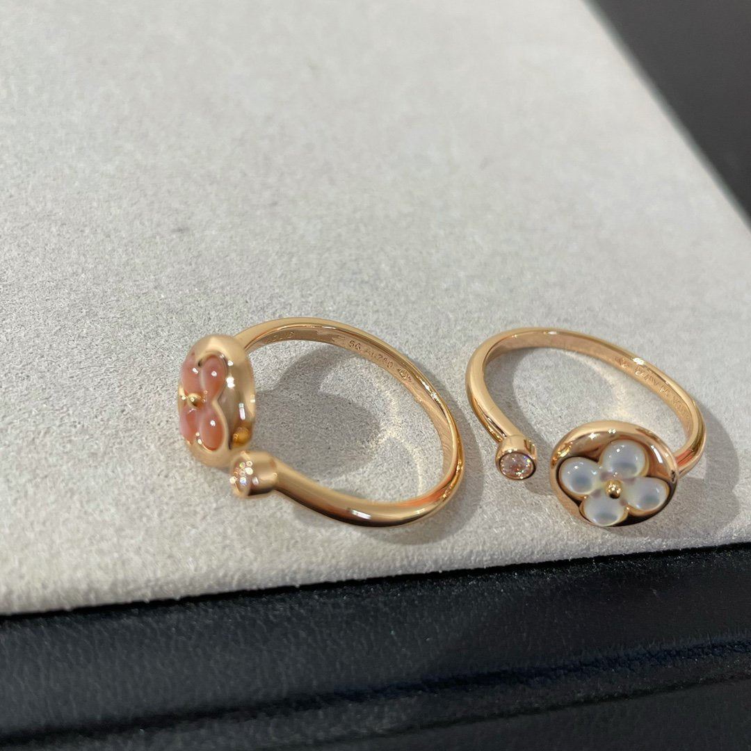 [Kincade Jewelrys]SUN 1 DIAMOND PINK MOP RING