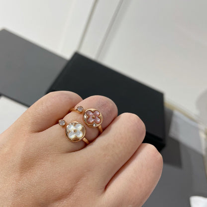[Kincade Jewelrys]SUN 1 DIAMOND PINK MOP RING