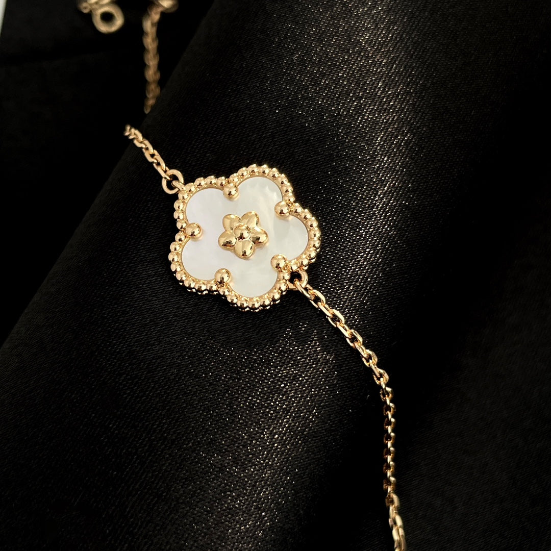 [Kincade Jewelrys]LUCKY SPRING ROSE GOLD MOP BRACELET