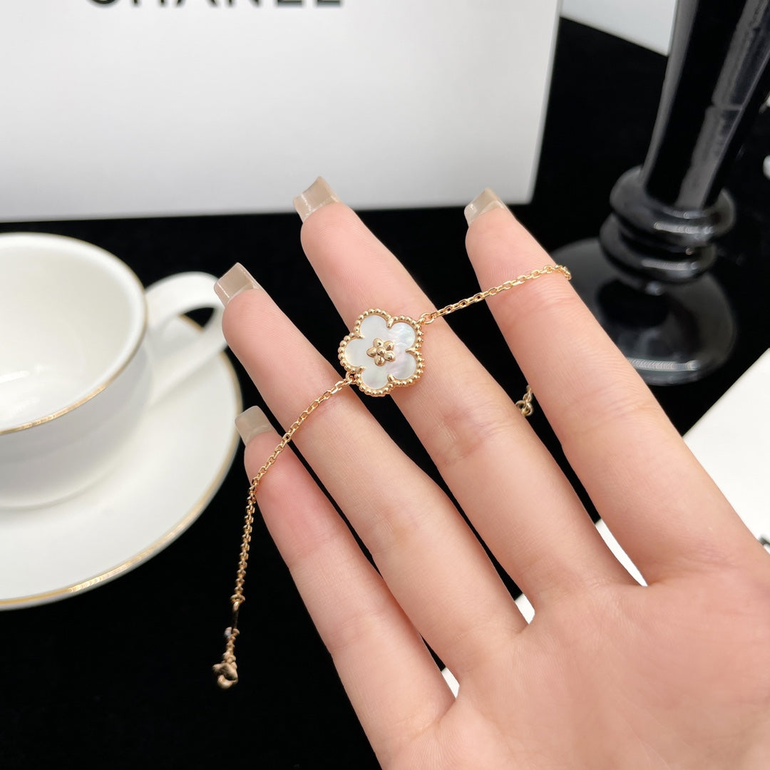 [Kincade Jewelrys]LUCKY SPRING ROSE GOLD MOP BRACELET