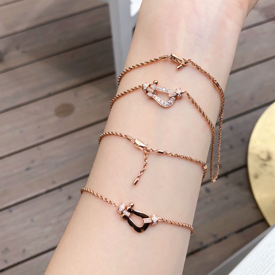 [Kincade Jewelrys]FORCE 10 PINK GOLD DIAMOND NECKLACE