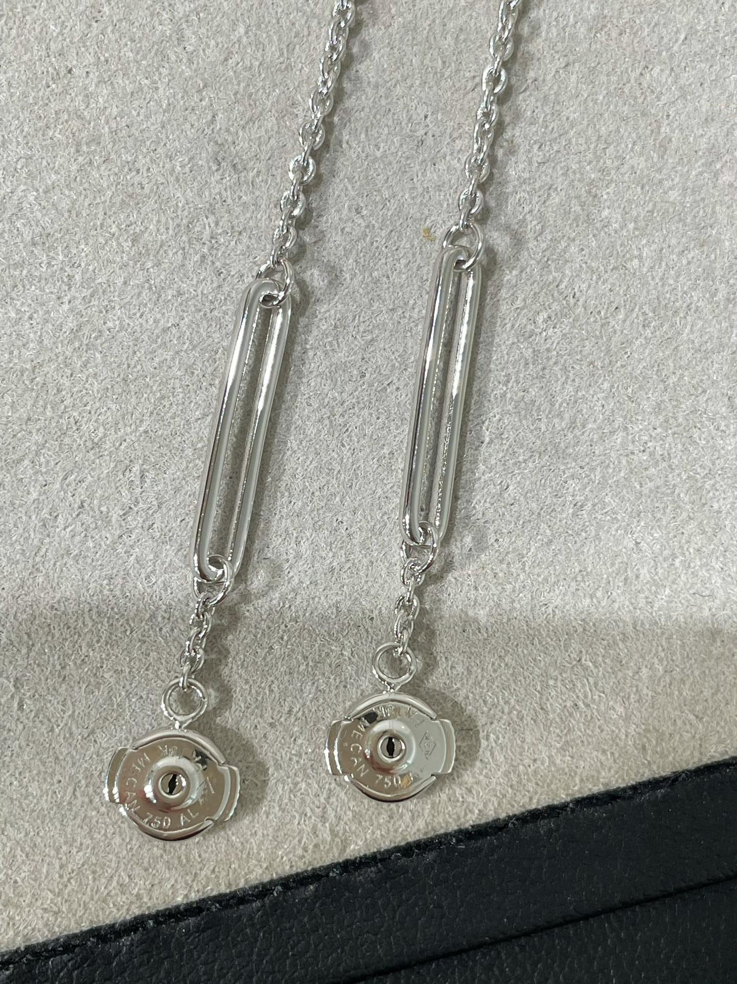 [Kincade Jewelrys]CHAINE CHAOS DIAMOND DROP EARRINGS