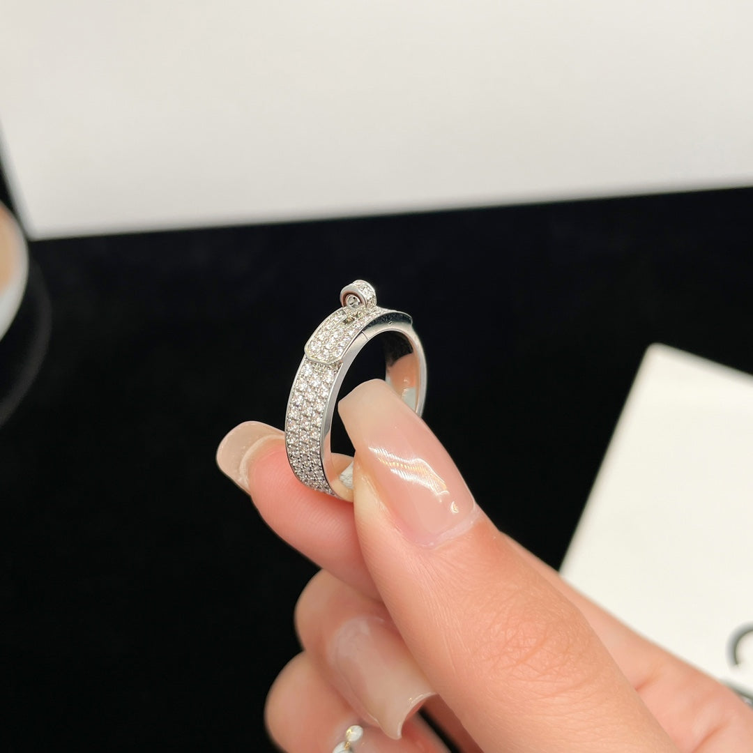 [Kincade Jewelrys]KELLY SILVER DIAMOND RING