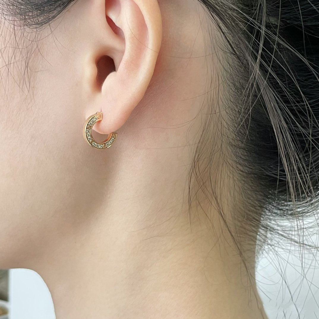 [Kincade Jewelrys]LOVE DIAMOND EARRINGS