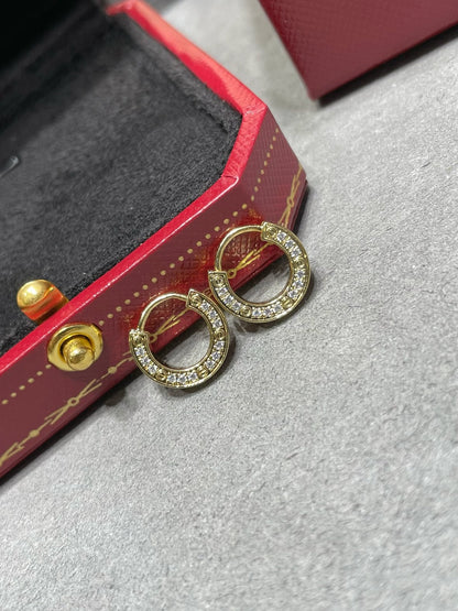 [Kincade Jewelrys]LOVE DIAMOND EARRINGS