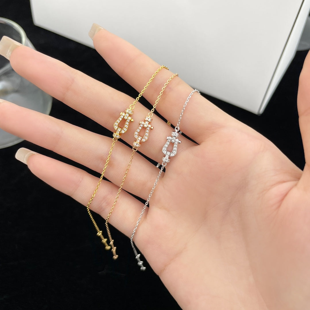 [Kincade Jewelrys]FORCE 10 FULL DIAMOND BUCKLE CHAIN LINK MINI MODEL