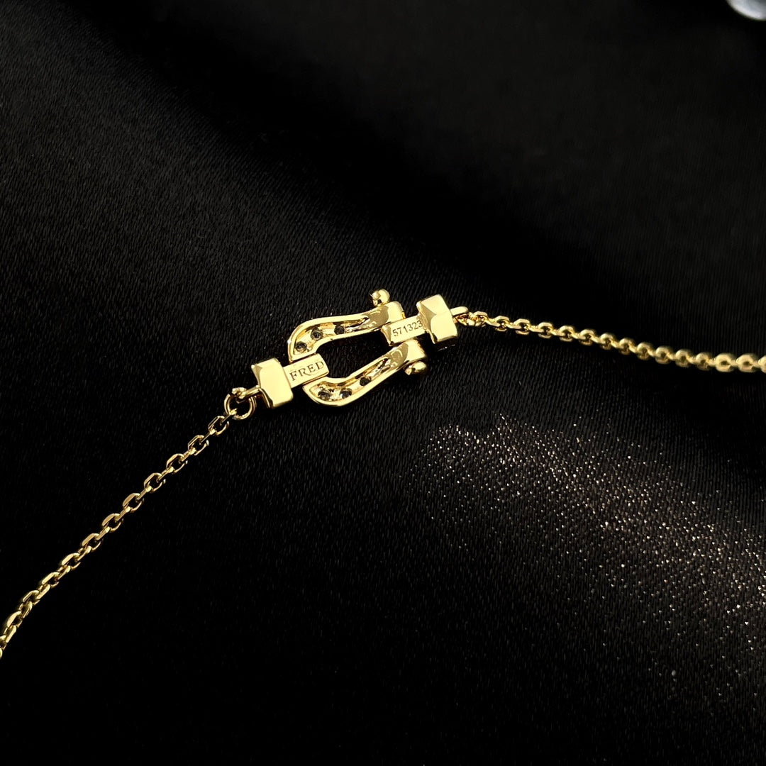 [Kincade Jewelrys]FORCE 10 FULL DIAMOND BUCKLE CHAIN LINK MINI MODEL
