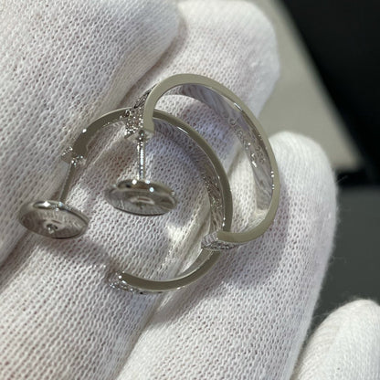[Joyas Kincade] PENDIENTES DE ARO DE PLATA CON DIAMANTES DE AMOR