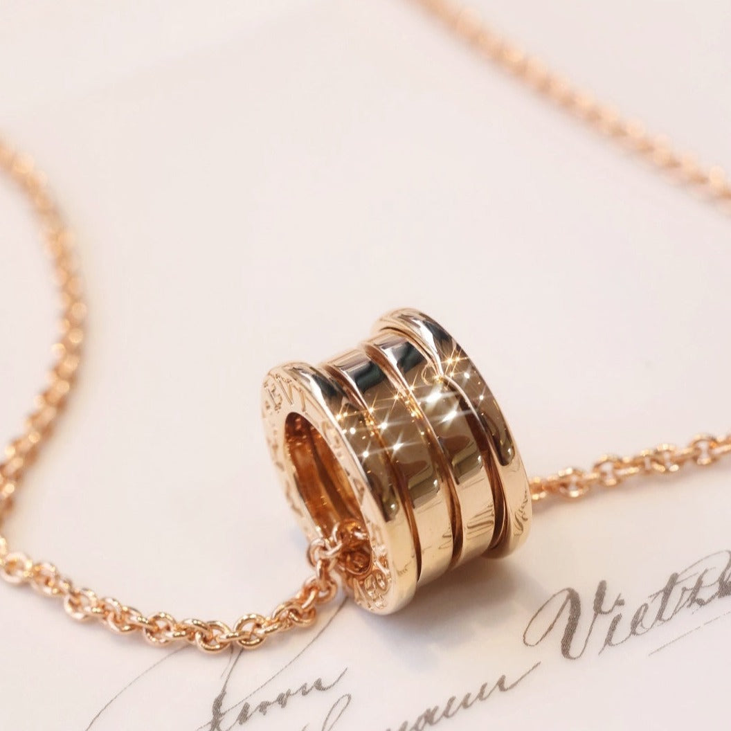 [Kincade Jewelrys]ZERO 1 PINK GOLD NECKLACE