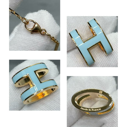 [Joyas Kincade] COLLAR POP H AZUL CIELO