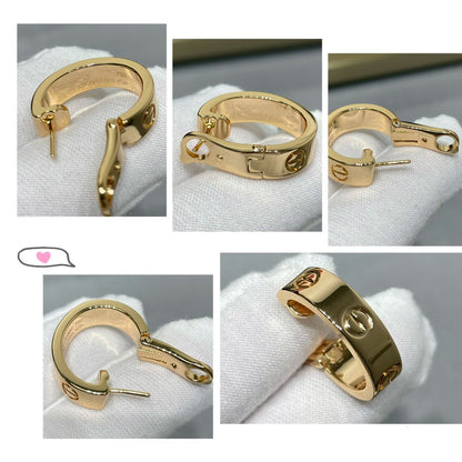 [Kincade Jewelrys]LOVE 5.5MM EARRINGS