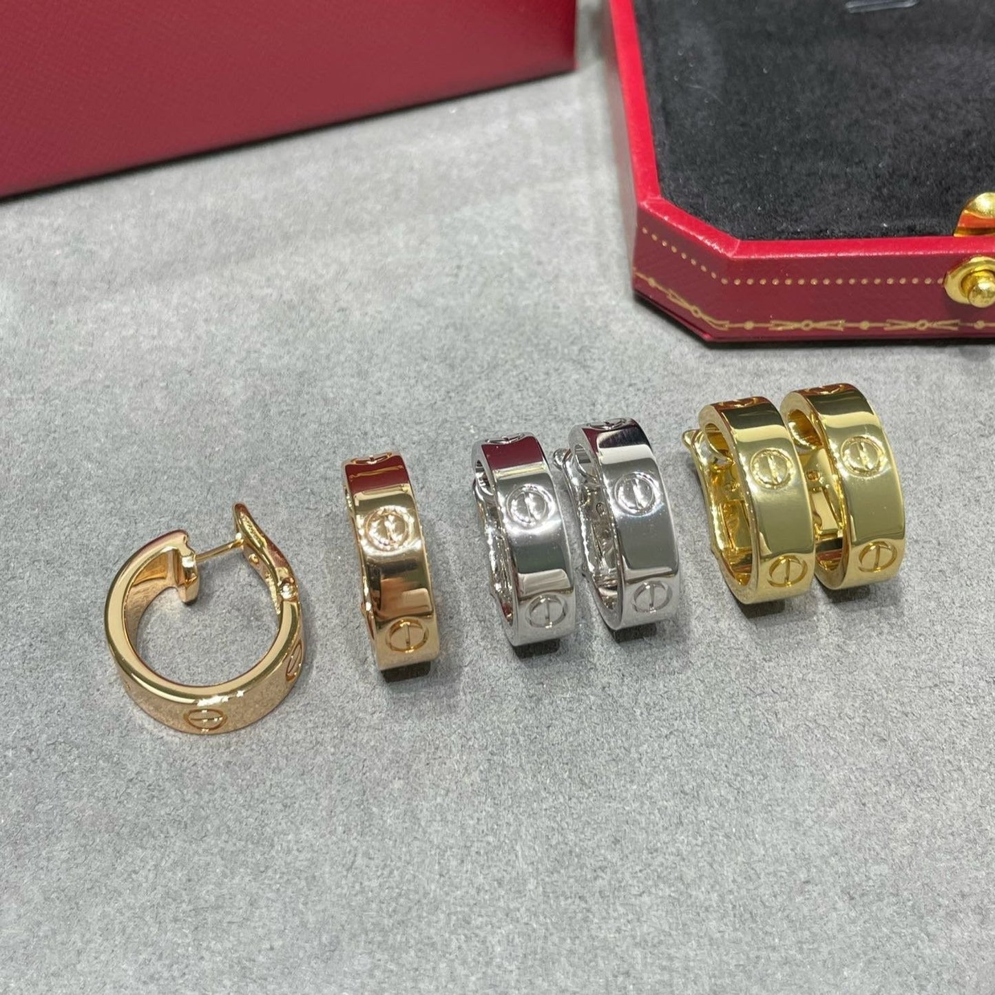 [Kincade Jewelrys]LOVE 5.5MM EARRINGS