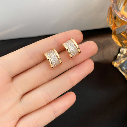 [Kincade Jewelrys] PENDIENTES CON PAVIMENTO DE DIAMANTES ZERO 1