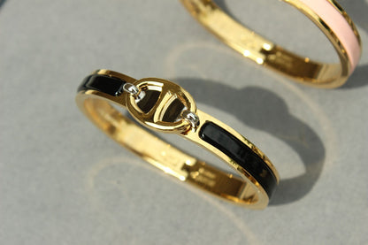 [Joyas Kincade]Pulsera de oro con cadena de clic
