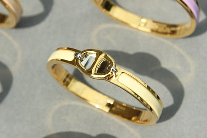 [Joyas Kincade]Pulsera de oro con cadena de clic