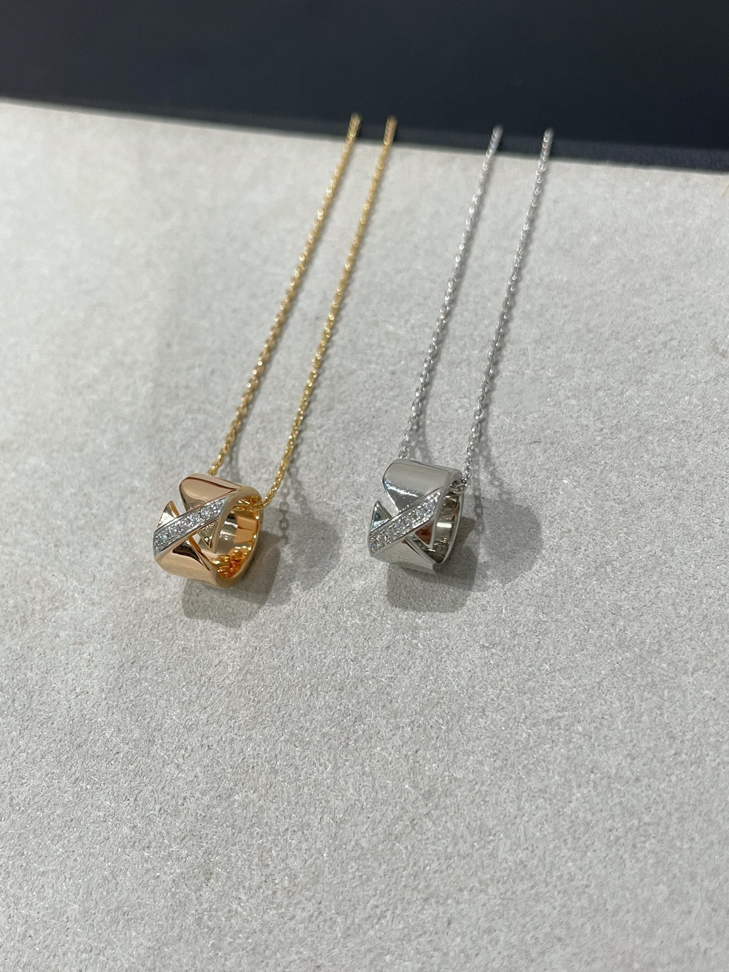 [Kincade Jewelrys]LIENS EVIDENCE DIAMOND NECKLACE