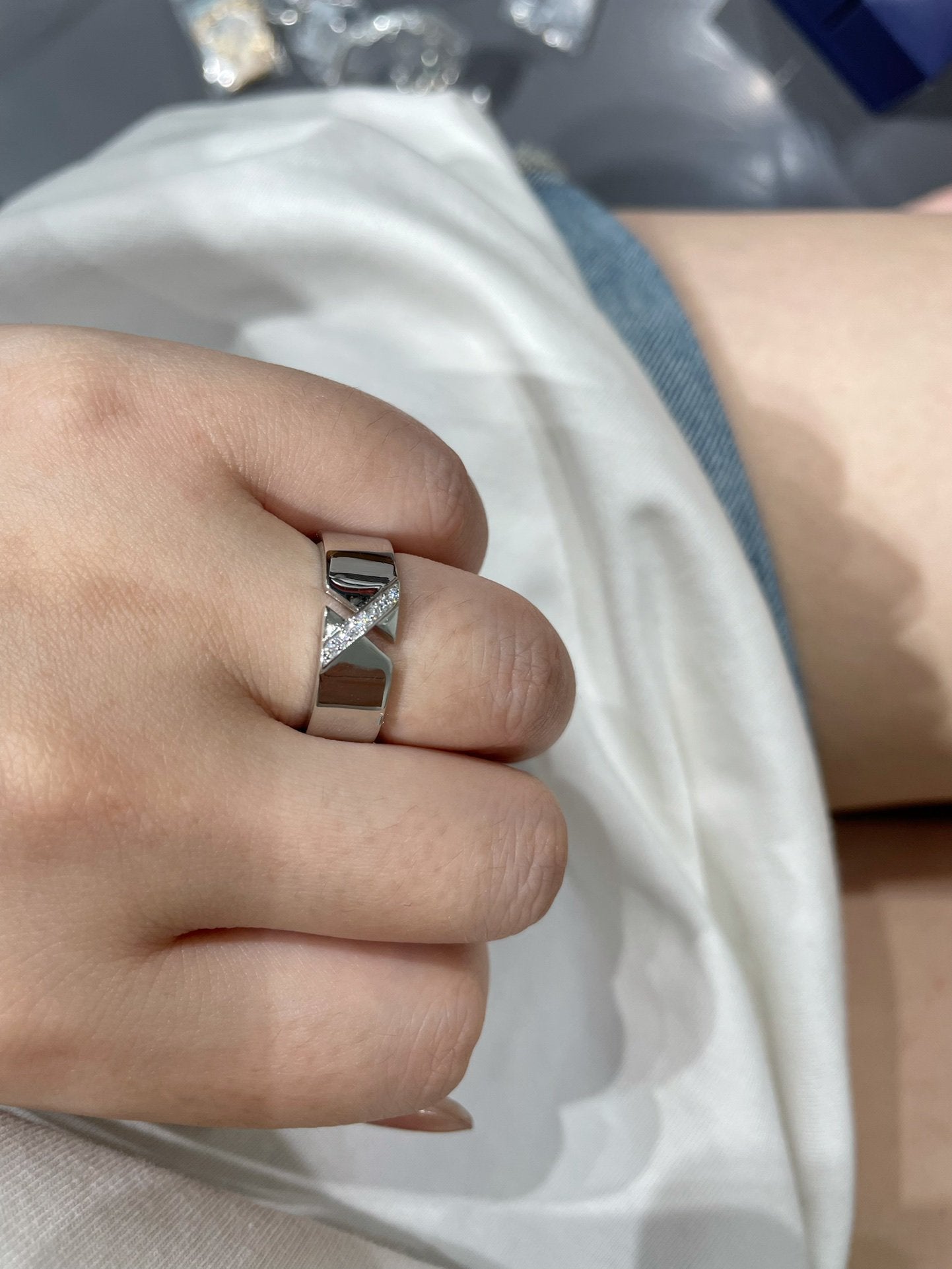 [Kincade Jewelrys]LIENS EVIDENCE DIAOMOND RING