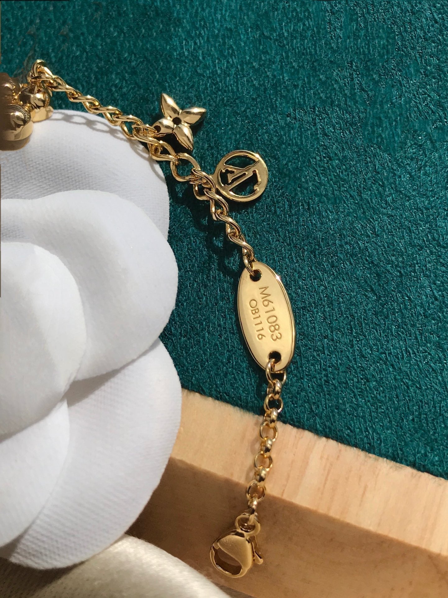 [Kincade Jewelrys]BLOOMING PINK GOLD MOP BRACELET