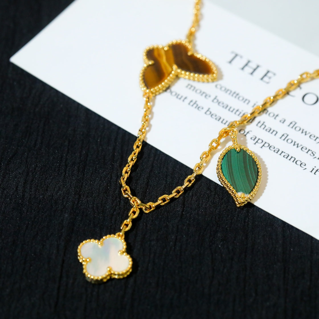 [Kincade Jewelrys]LUCKY SPRING 5 MOTIF GOLD BRACELET