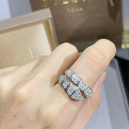 [Kincade Jewelrys] ANILLO SERPENTI DE PLATA CON PAVIMENTO DE DIAMANTES
