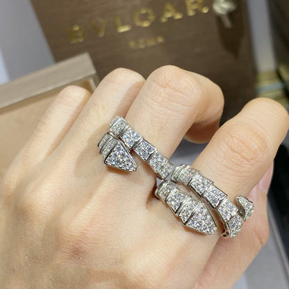 [Kincade Jewelrys] ANILLO SERPENTI DE PLATA CON PAVIMENTO DE DIAMANTES