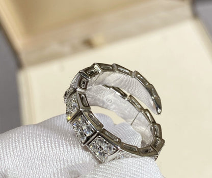 [Kincade Jewelrys] ANILLO SERPENTI DE PLATA CON PAVIMENTO DE DIAMANTES